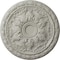 Ekena Millwork Baile Ceiling Medallion (Fits Canopies up to 3 1/4"), Hand-Painted Pot of Cream, 20"OD x 1 5/8"P CM20BLPCF - alternate 1